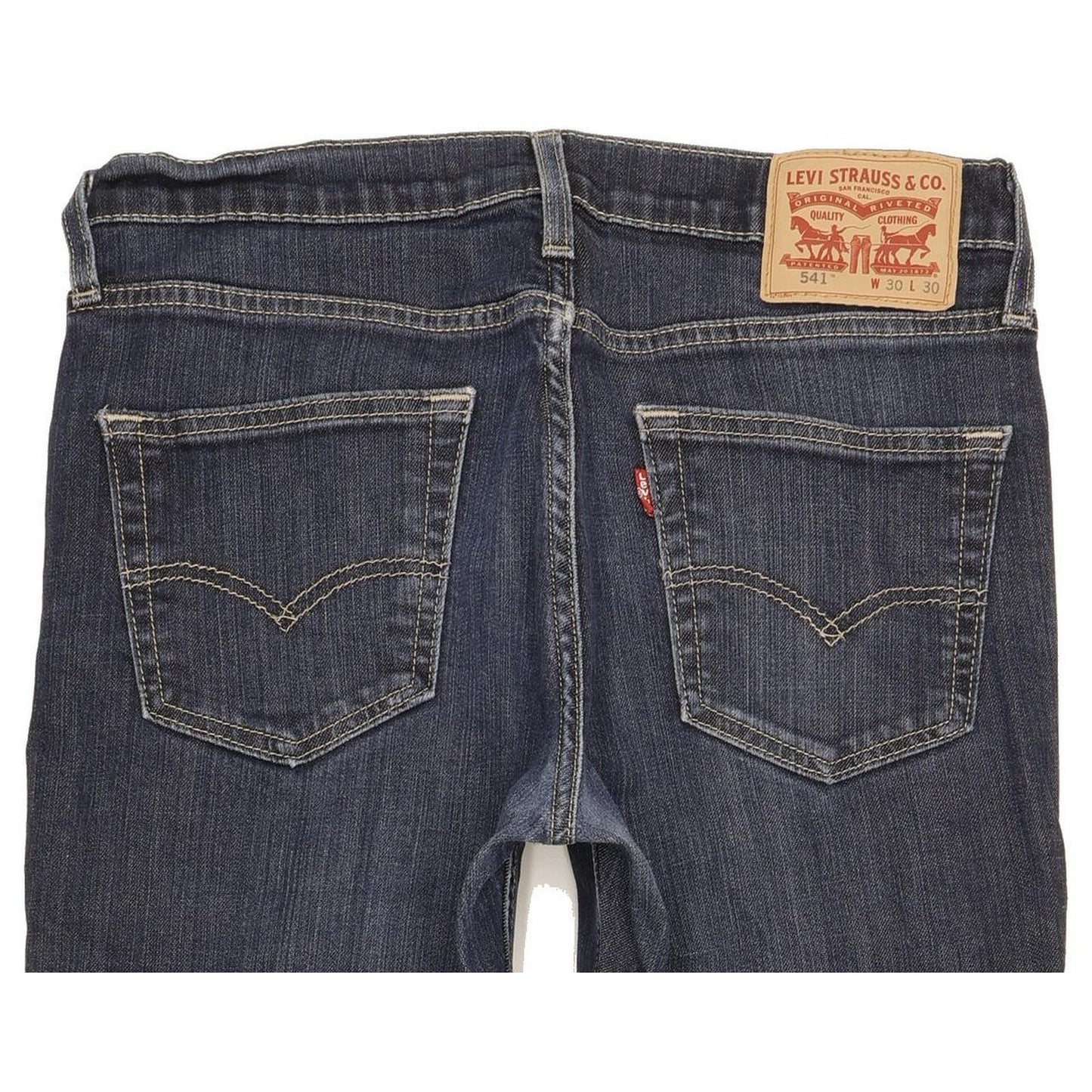 Levi's 541 Men Blue Straight Regular Stretch Jeans W30 L29