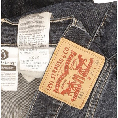 Levi's 541 Men Blue Straight Regular Stretch Jeans W30 L29