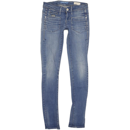 G-Star 3301 Women Blue Skinny Slim Jeans W26 L34