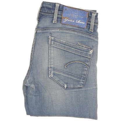 G-Star 3301 Women Blue Skinny Slim Jeans W26 L34
