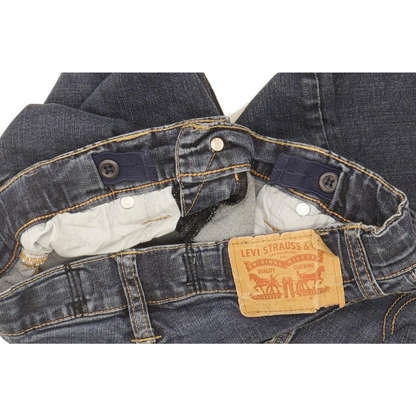 Levi's 520 Kids Blue Tapered Slim Jeans W26 L28