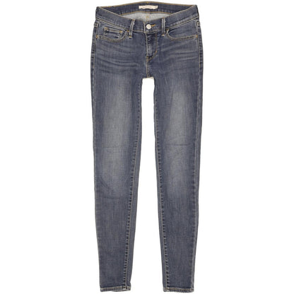 Levi's 710 Super Women Blue Skinny Slim Stretch Jeans W26 L30