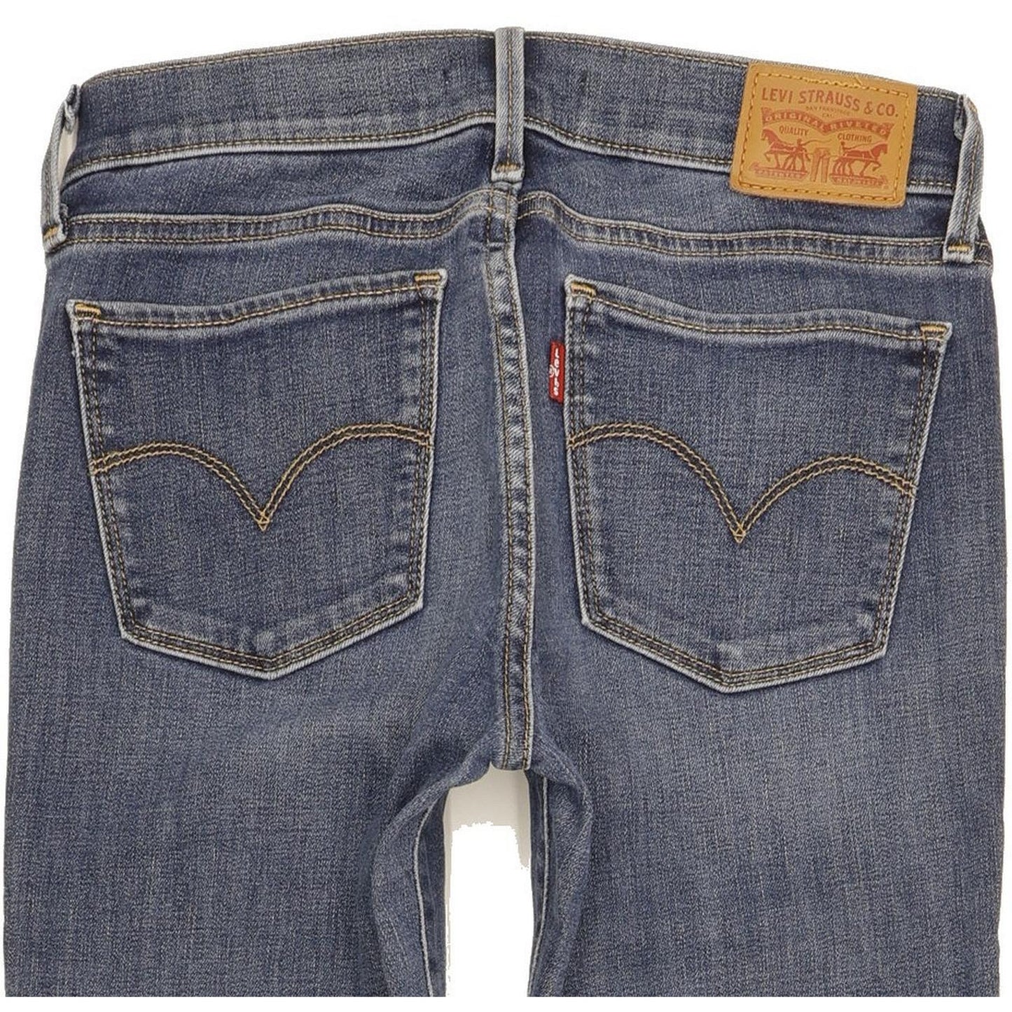 Levi's 710 Super Women Blue Skinny Slim Stretch Jeans W26 L30