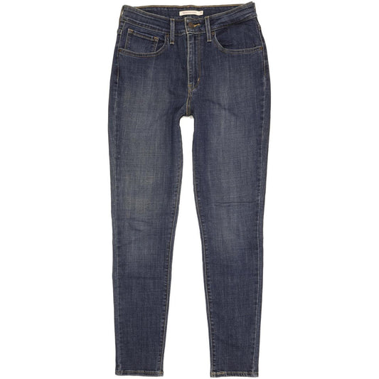 Levi's 721 Blue Skinny Slim Stretch Jeans High Waisted W30 L30
