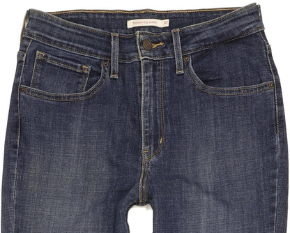 Levi's 721 Blue Skinny Slim Stretch Jeans High Waisted W30 L30