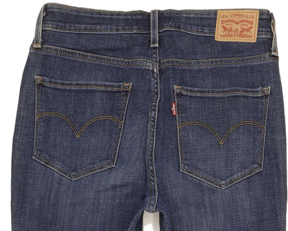 Levi's 721 Blue Skinny Slim Stretch Jeans High Waisted W30 L30