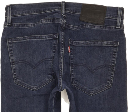 Levi's 512 Men Navy Tapered Slim Stretch Jeans W30 L30