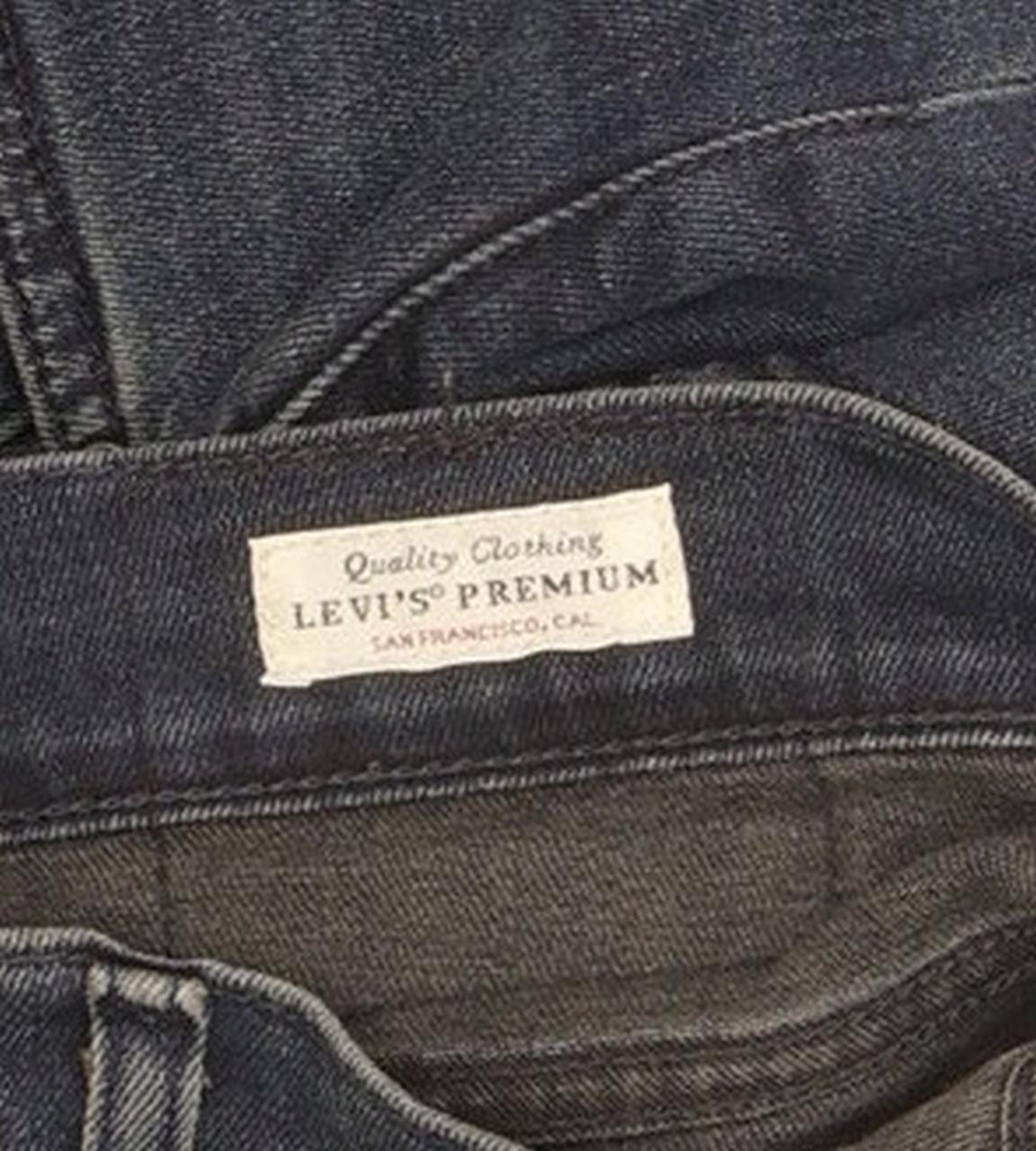 Levi's 512 Men Navy Tapered Slim Stretch Jeans W30 L30