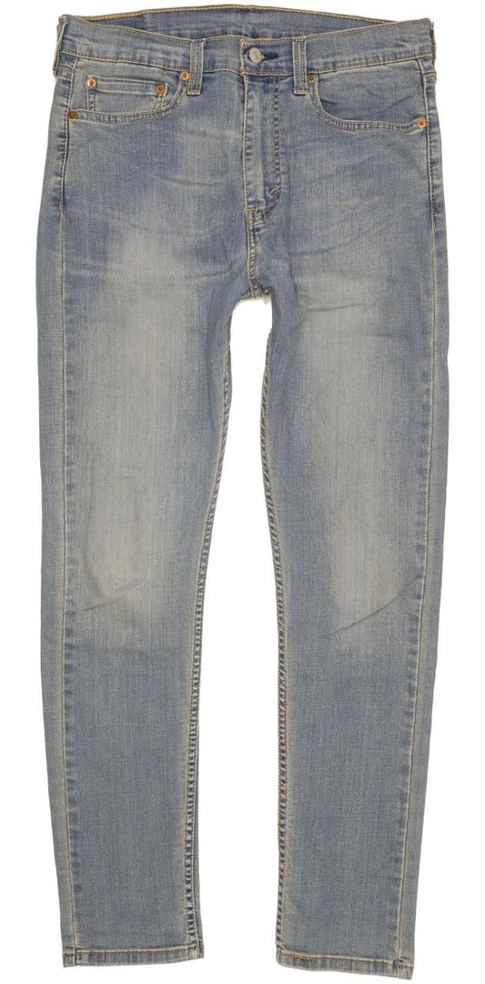Levi's 510 Men Blue Skinny Slim Stretch Jeans W34 L31