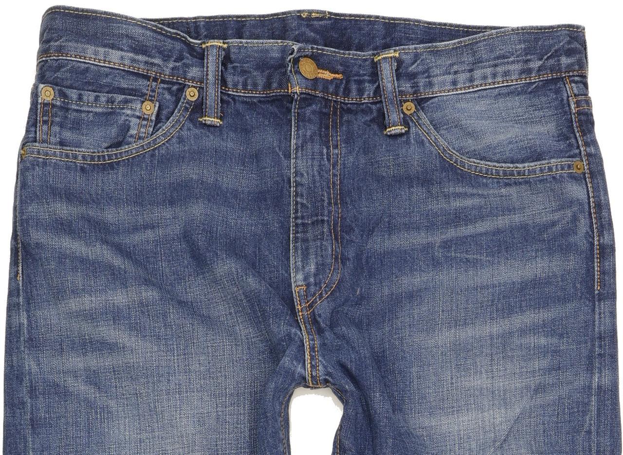 Levi's 508 Men Blue Straight Slim Jeans W33 L32