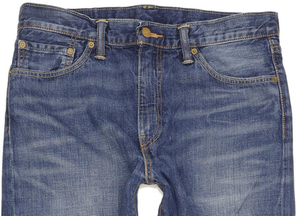 Levi's 508 Men Blue Straight Slim Jeans W33 L32