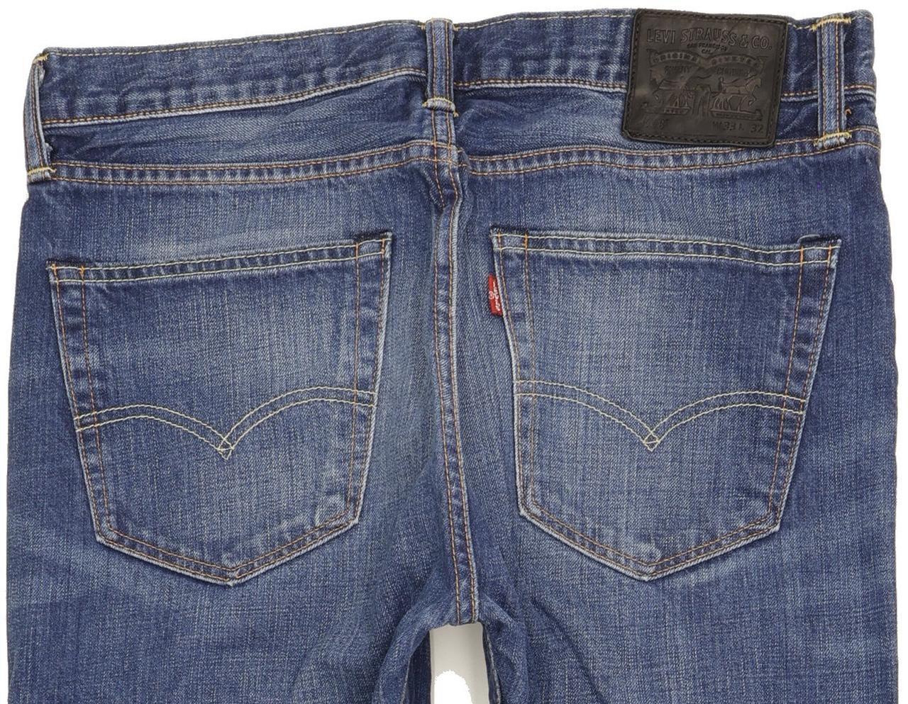 Levi's 508 Men Blue Straight Slim Jeans W33 L32