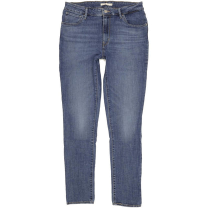 Levi's 721 Blue Skinny Slim Stretch Jeans High Waisted W32 L32