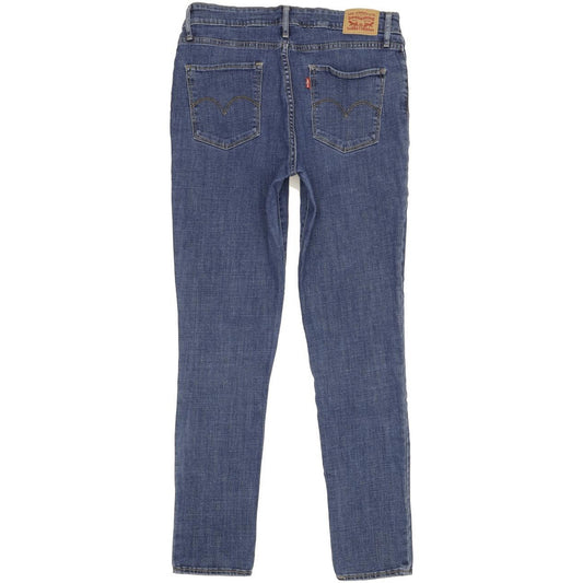 Levi's 721 Blue Skinny Slim Stretch Jeans High Waisted W32 L32