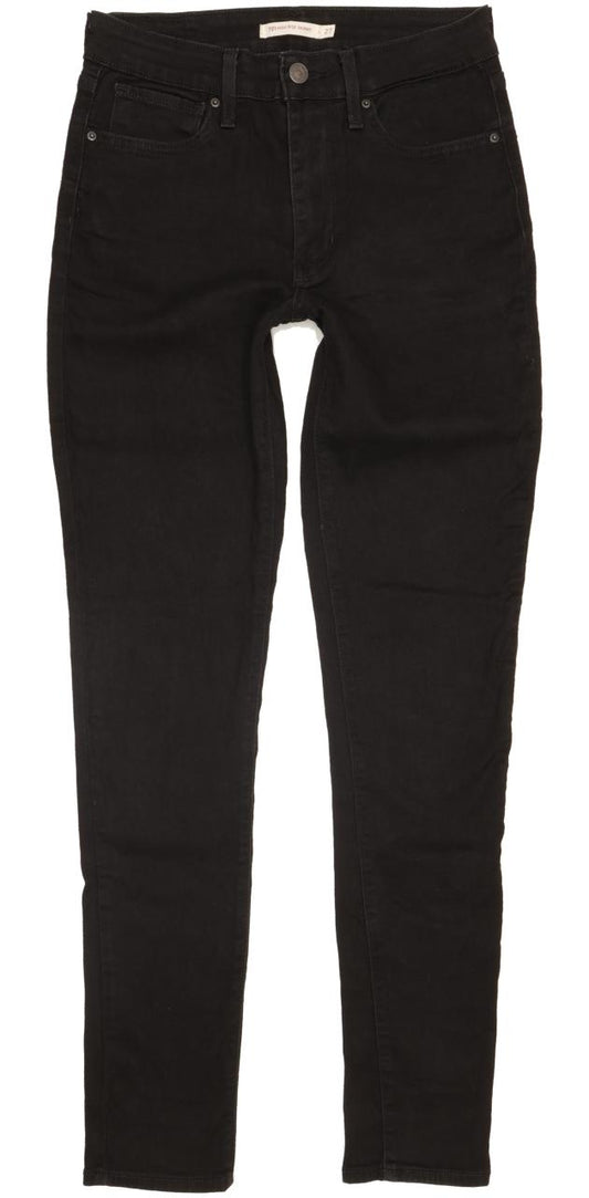 Levi's 721 Women Black Skinny Slim Jeans W27 L31