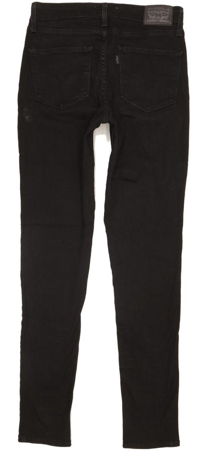 Levi's 721 Women Black Skinny Slim Jeans W27 L31
