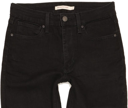 Levi's 721 Women Black Skinny Slim Jeans W27 L31
