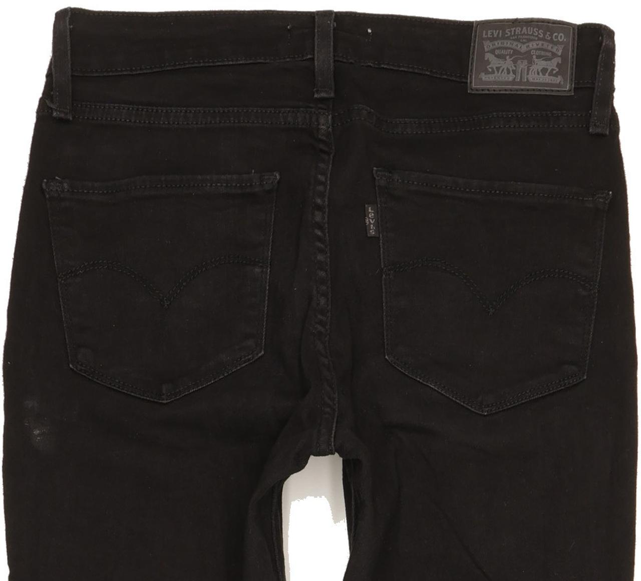 Levi's 721 Women Black Skinny Slim Jeans W27 L31