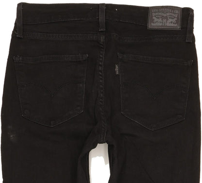 Levi's 721 Women Black Skinny Slim Jeans W27 L31