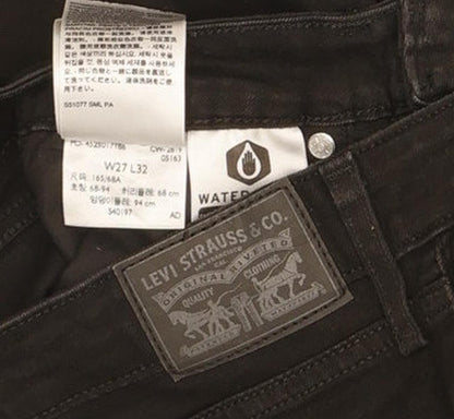 Levi's 721 Women Black Skinny Slim Jeans W27 L31