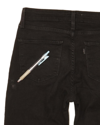 Levi's 721 Women Black Skinny Slim Jeans W27 L31