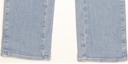 G-Star New Ford Women Blue Straight Slim Stretch Jeans W26 L30