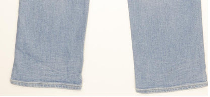 G-Star New Ford Women Blue Straight Slim Stretch Jeans W26 L30