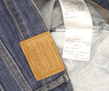 Levi's 710 Super Women Blue Skinny Slim Stretch Jeans W29 L30