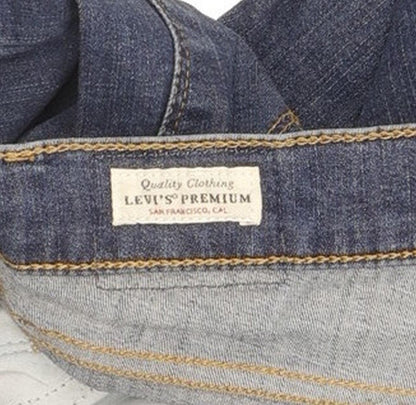 Levi's 710 Super Women Blue Skinny Slim Stretch Jeans W29 L30