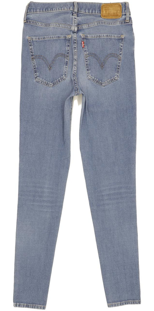 Levi's Mile Women Blue Skinny Slim Stretch Jeans W26 L28