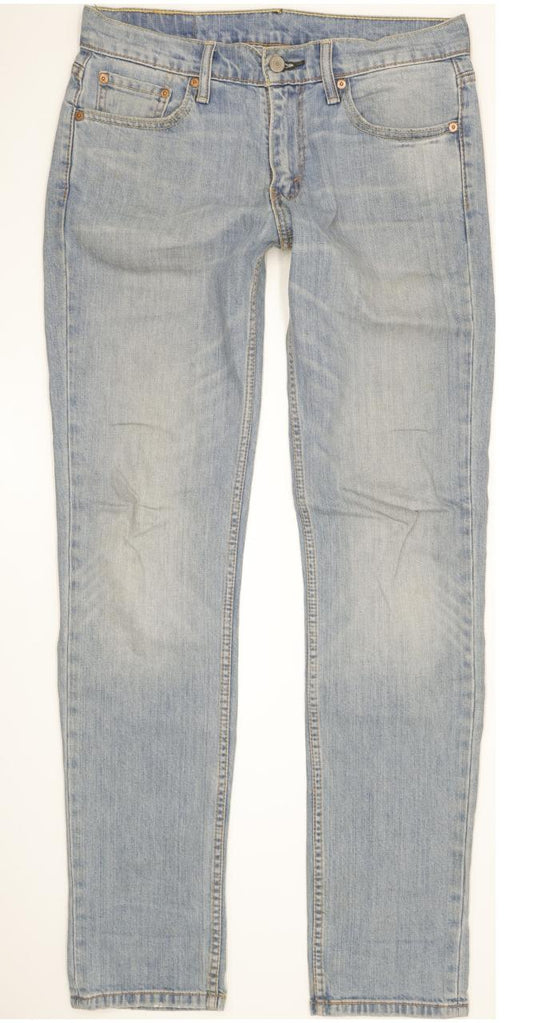 Levi's 511 Men Blue Straight Slim Stretch Jeans W30 L34