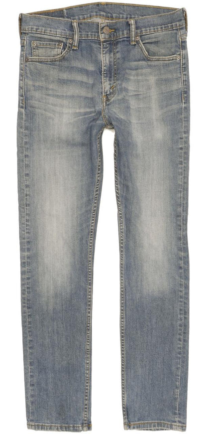 Levi's 511 Men Blue Straight Slim Stretch Jeans W30 L30