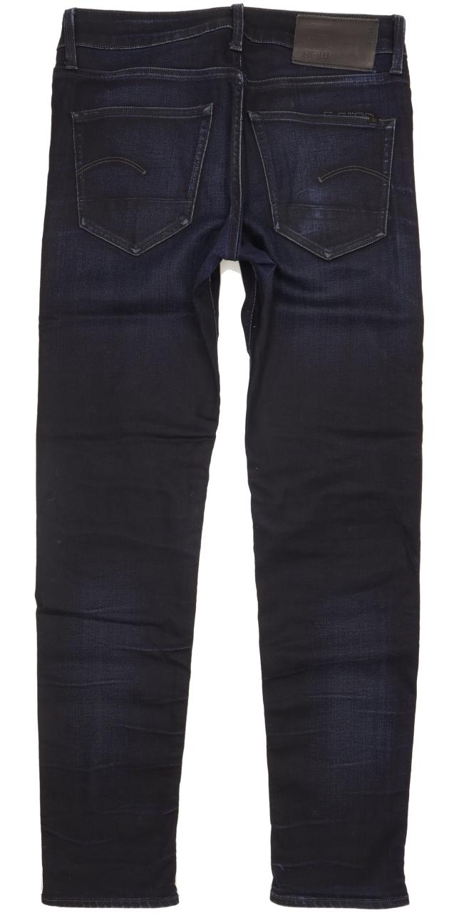 G-Star 3301 Women Navy Straight Slim Stretch Jeans W28 L31