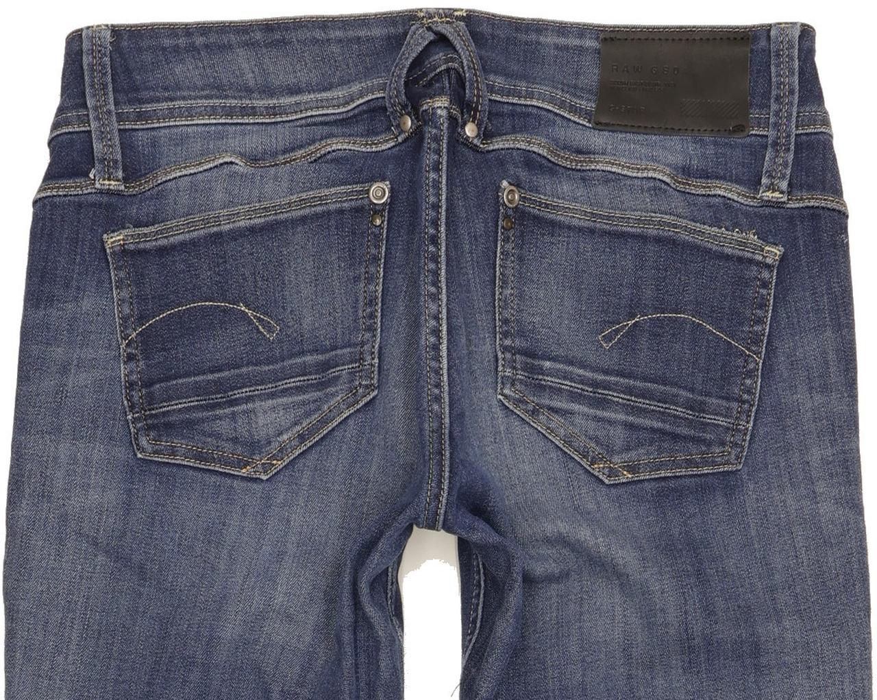 G-Star Lynn Women Blue Skinny Slim Stretch Jeans W29 L30