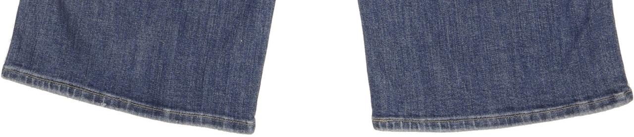 Levi's Mile Blue Wide-Leg Loose Cropped Stretch Jeans High Waisted W28 L25