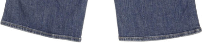 Levi's Mile Blue Wide-Leg Loose Cropped Stretch Jeans High Waisted W28 L25