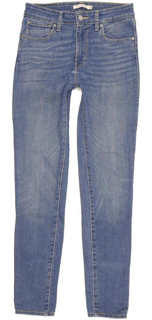 Levi's 721 Women Blue Skinny Slim Stretch Jeans W29 L31