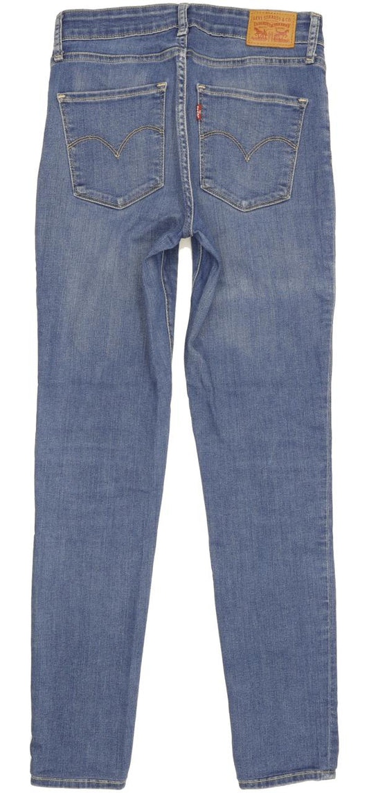 Levi's 721 Women Blue Skinny Slim Stretch Jeans W29 L31
