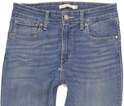 Levi's 721 Women Blue Skinny Slim Stretch Jeans W29 L31