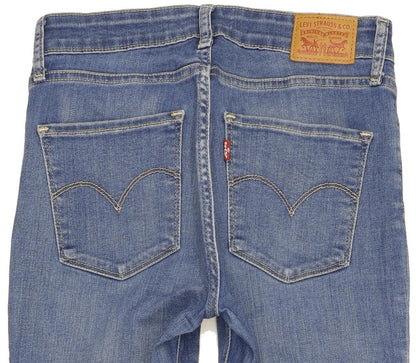 Levi's 721 Women Blue Skinny Slim Stretch Jeans W29 L31
