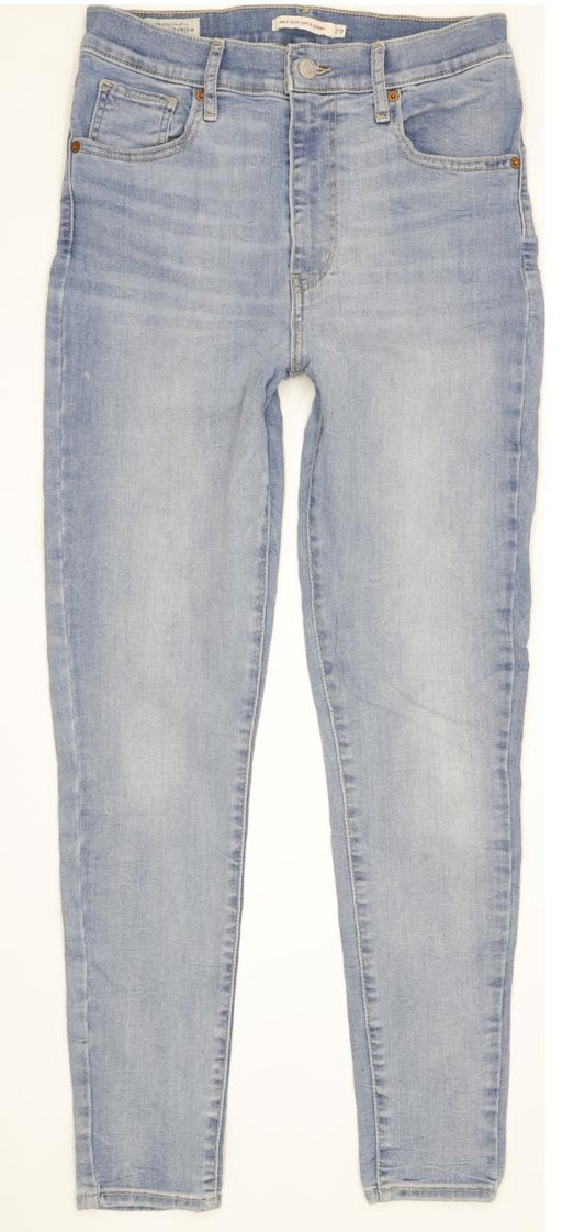 Levi's Mile Blue Skinny Slim Stretch Jeans High Waisted W29 L28