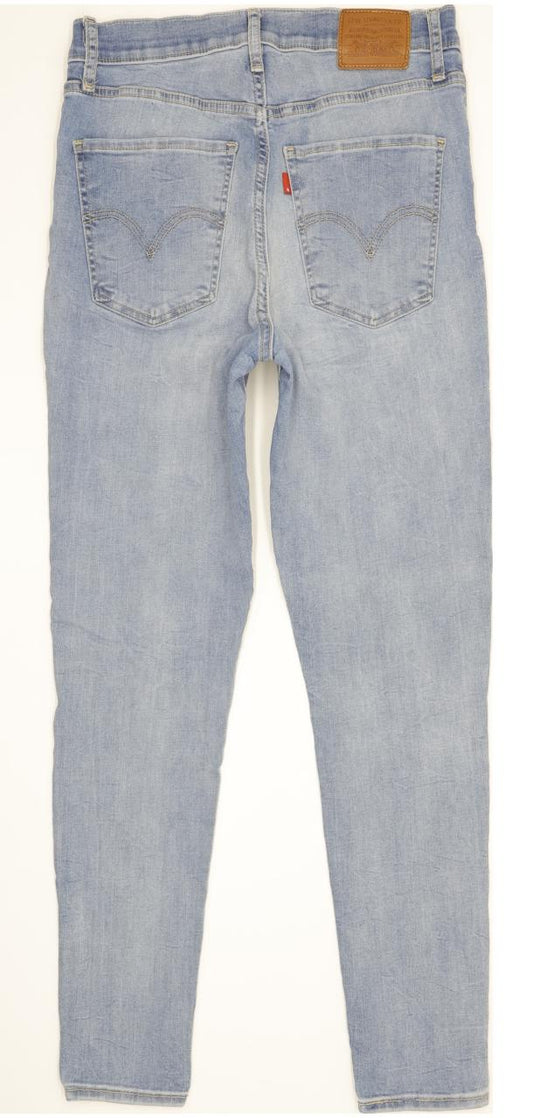 Levi's Mile Blue Skinny Slim Stretch Jeans High Waisted W29 L28