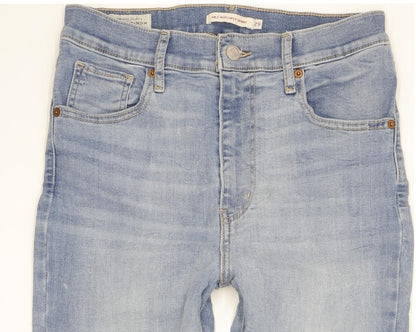 Levi's Mile Blue Skinny Slim Stretch Jeans High Waisted W29 L28