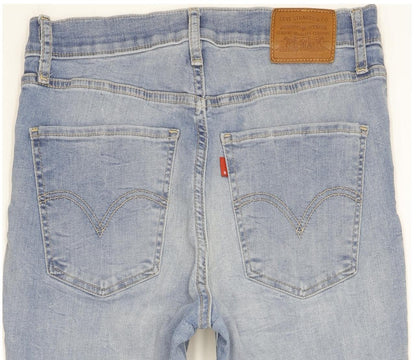 Levi's Mile Blue Skinny Slim Stretch Jeans High Waisted W29 L28