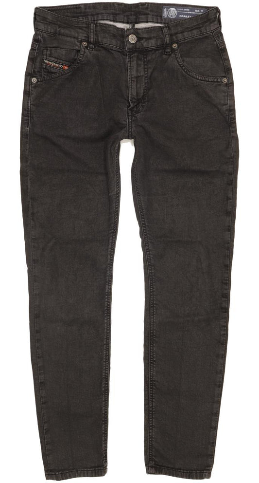 Diesel Krailey 084AG Men Black Skinny Slim Stretch Jeans W26 L28