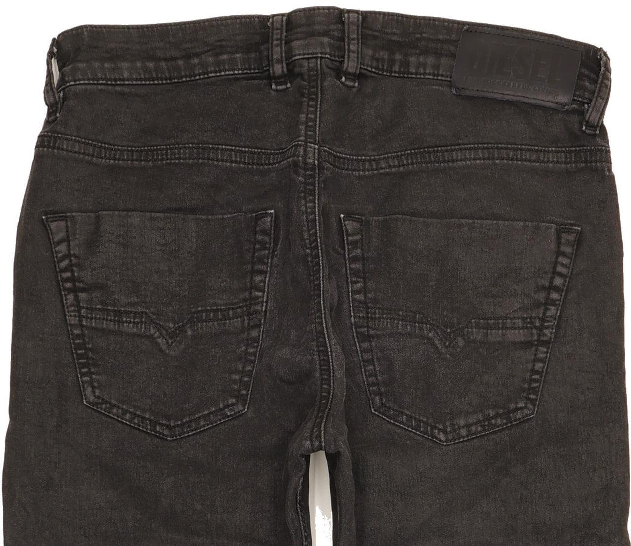 Diesel Krailey 084AG Men Black Skinny Slim Stretch Jeans W26 L28