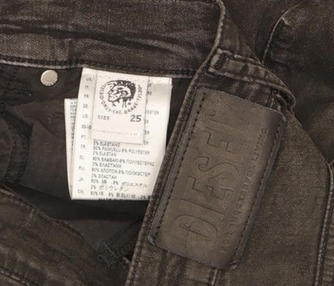 Diesel Krailey 084AG Men Black Skinny Slim Stretch Jeans W26 L28