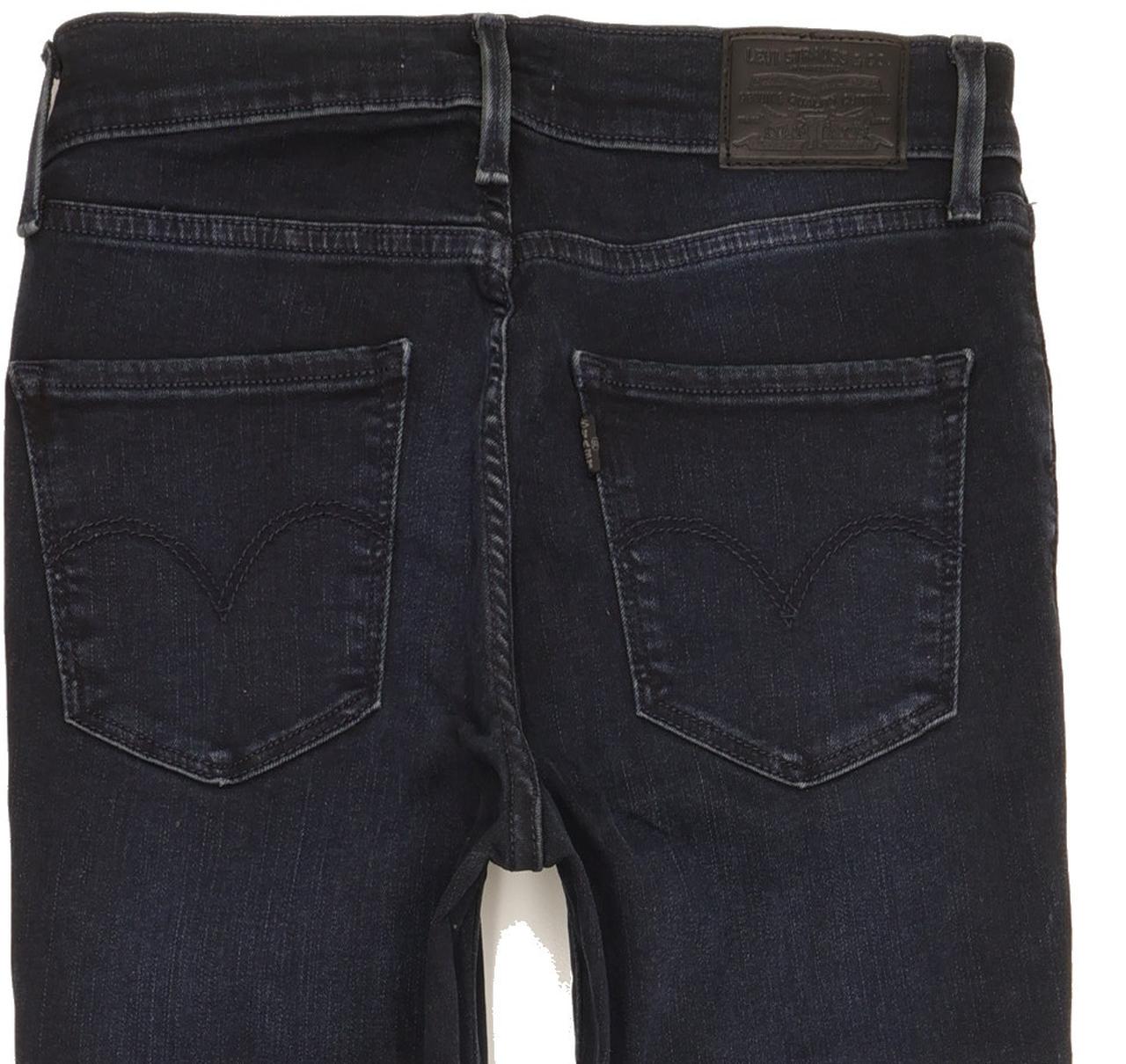 Levi's 720 Super Women Navy Skinny Slim Stretch Jeans W26 L30