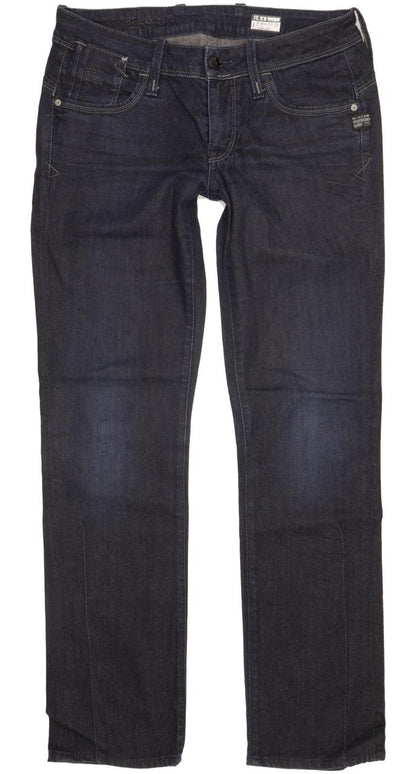 G-Star Elect Women Blue Straight Slim Stretch Jeans W30 L31