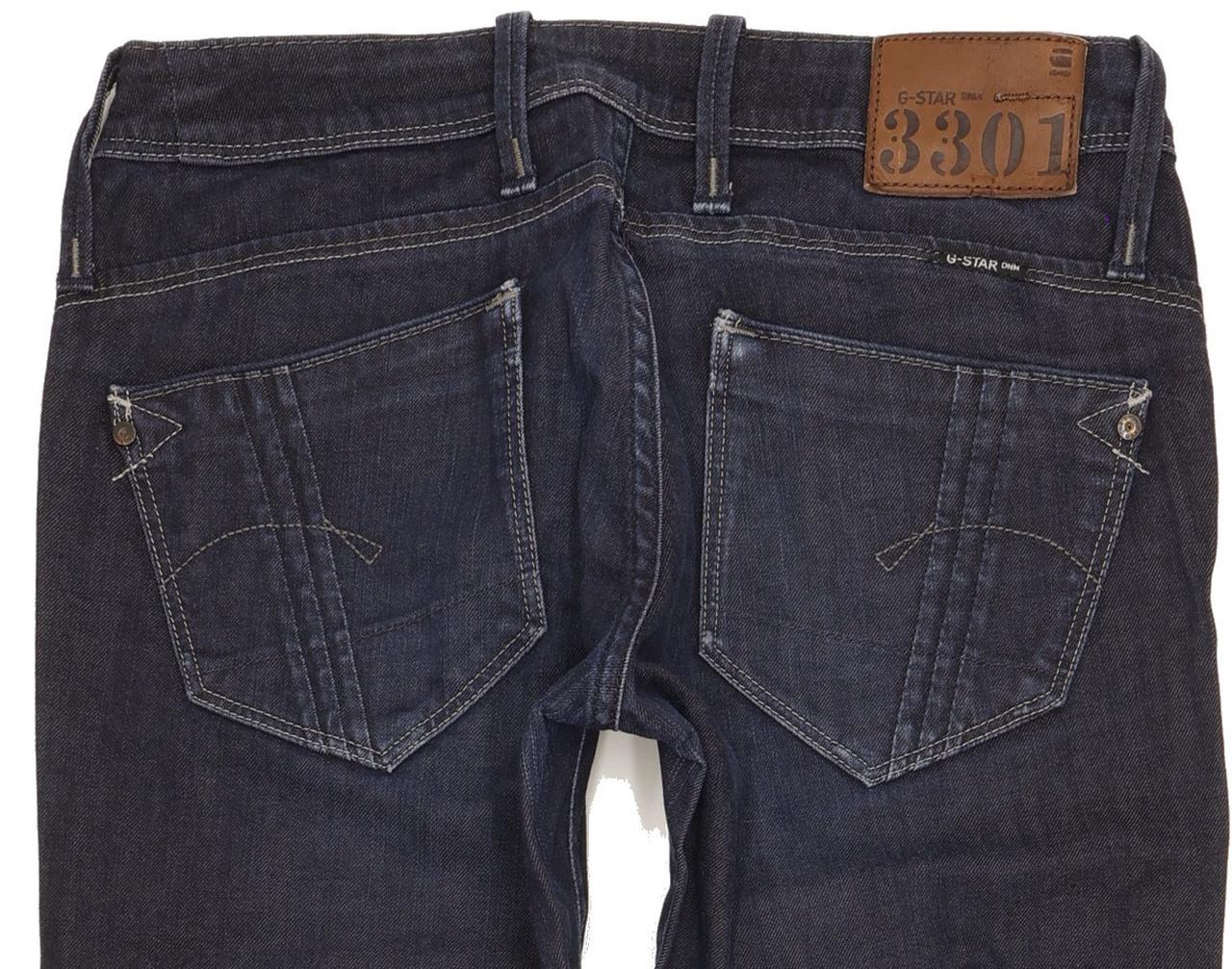 G-Star Elect Women Blue Straight Slim Stretch Jeans W30 L31